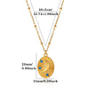 Elegant Stainless Steel Lotus Flower Pendant Necklace With Gold Plated Finish And Corn Chain Design For Women