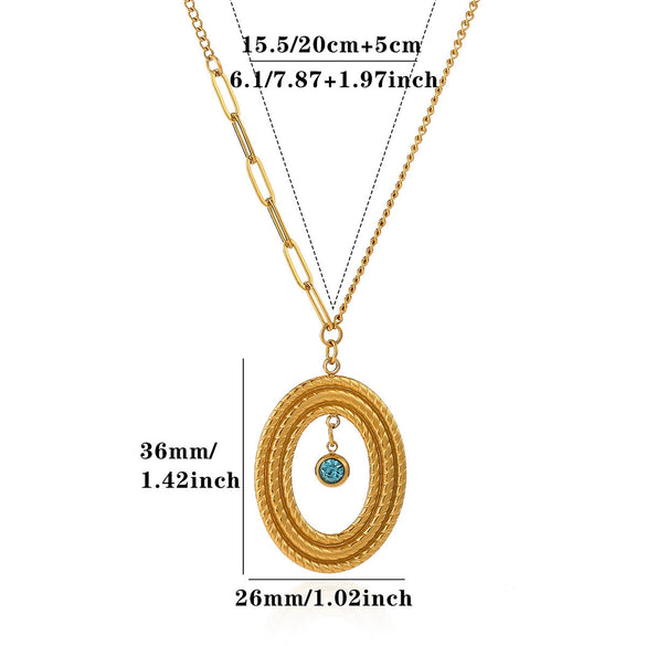 Elegant Stainless Steel Lotus Flower Pendant Necklace With Gold Plated Finish And Corn Chain Design For Women