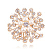 Elegant Star Flower Snowflake Imitation Pearl Alloy Rhinestone Women'S Brooches