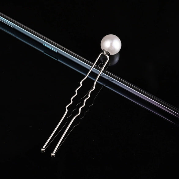 Elegant Ushaped Pearl Hairpin For Women And Girls Hairfriendly Accessory For Everyday Hairstyles