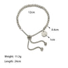 Elegant Vintage Style Simple Style Round 316L Stainless Steel  Bracelets In Bulk