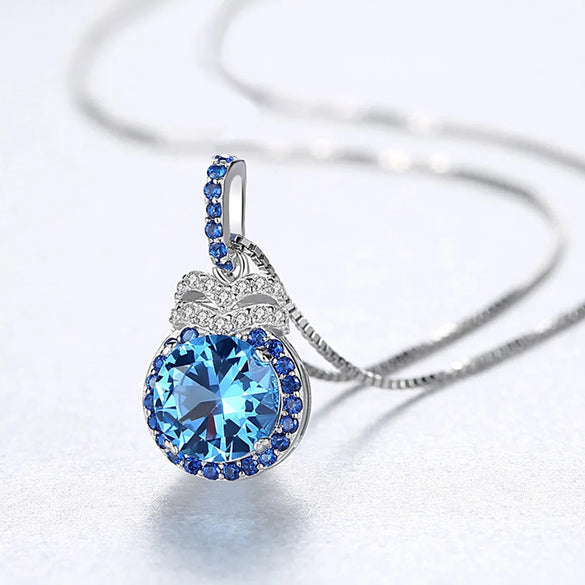 Elegant Wedding Simple Style Flower White Gold Plated Rhodium Plated Zircon Sterling Silver Wholesale Jewelry Set