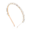 Ethnic Style Geometric Stone Metal Handmade Hair Band