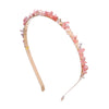 Ethnic Style Geometric Stone Metal Handmade Hair Band