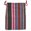 Ethnic style Striped Cotton Cloth Bucket Pocket Drawstring Beads Bracelet Play Packaging Bag Sachet Bag