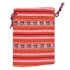 Ethnic style Striped Cotton Cloth Bucket Pocket Drawstring Beads Bracelet Play Packaging Bag Sachet Bag