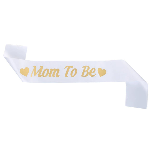 Etiquette Belt For Prospective Mothers Simple Style Red Printed Shoulder Strap