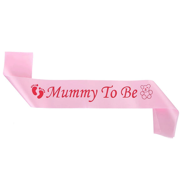 Etiquette Belt For Prospective Mothers Simple Style Red Printed Shoulder Strap
