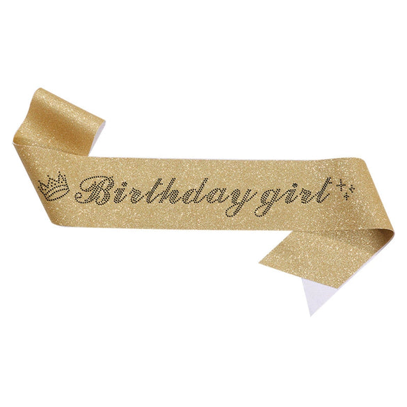 Etiquette Belt Glitter Cloth Sardine Material With Bronzing Printing And Hot Diamond Shoulder Strap