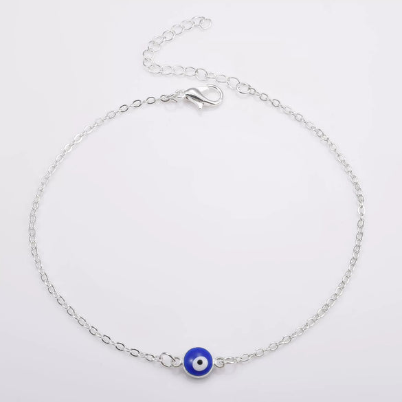 European And American Cross-Border New Bracelet Eye Bracelet Alloy Blue Dripping Bracelet Simple Bracelet