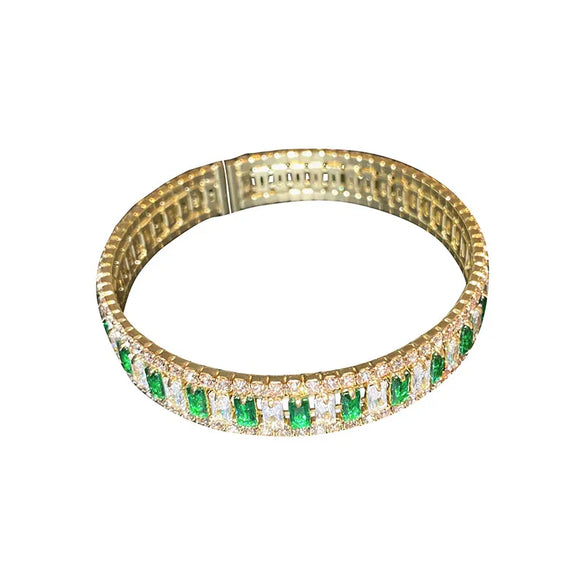 European And American Fashion Exaggerated Full Diamond Bracelet Female Wholesale