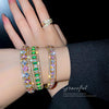 European And American Fashion Exaggerated Full Diamond Bracelet Female Wholesale