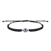 Evil Eye Geometric Braided Rope Adjustable Friendship Bracelet Electroplated