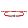 Evil Eye Geometric Braided Rope Adjustable Friendship Bracelet Electroplated