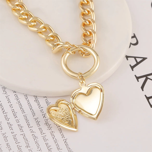Exaggerated Bohemian Cross Shell Multilayer Alloy Necklace With Animals Zodiac Pattern And Electroplating Treatment