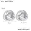 Exaggerated Creative Distorted Triangle 316L Stainless Steel Geometric Goldplated Earrings