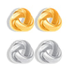 Exaggerated Creative Distorted Triangle 316L Stainless Steel Geometric Goldplated Earrings