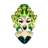 Exaggerated Creative Funny Snake Hair Witch Abstract Cartoon Acrylic Printing Jewelry Decorative Brooch For Women