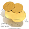 Exaggerated Creative Women's Stainless Steel 18K Gold Plated Geometric Round Bracelet With Electroplating Design