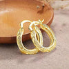 Exaggerated Electroplated Thick Silver Color Alloy Geometric Flower Earrings Creative Minimalist Women's Ear Jewelry