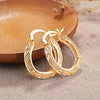 Exaggerated Electroplated Thick Silver Color Alloy Geometric Flower Earrings Creative Minimalist Women's Ear Jewelry