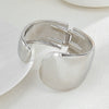 Exaggerated Geometric Alloy Electroplated Bracelet