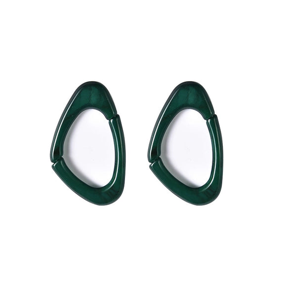 Exaggerated Geometric Long Earrings In Acrylic Creative And Original Design