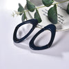 Exaggerated Geometric Long Earrings In Acrylic Creative And Original Design