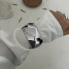 Exaggerated Geometric Metal Electroplated Irregular Wave Wide Spring Bracelet