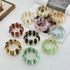 Exaggerated Geometric Resin Handmade Splicing Elastic Bracelet