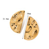 Exaggerated Highlevel Electroplated Titanium Steel Geometric Semicircular Symmetrical Earrings
