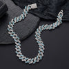 Exaggerated Hip Hop Men's Alloy Jewelry With Diamond And Geometric Design Big Gold Chain Necklace
