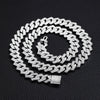 Exaggerated Hip Hop Men's Alloy Jewelry With Diamond And Geometric Design Big Gold Chain Necklace