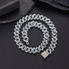 Exaggerated Hip Hop Men's Alloy Jewelry With Diamond And Geometric Design Big Gold Chain Necklace