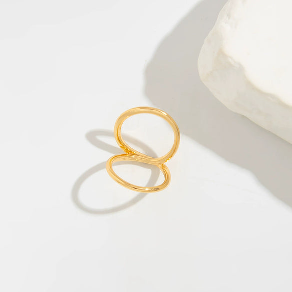 Exaggerated Irregular Square Alloy Bracelet With Electroplating