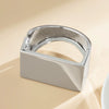 Exaggerated Irregular Square Alloy Bracelet With Electroplating