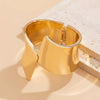 Exaggerated Irregular Square Alloy Bracelet With Electroplating