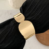 Exaggerated Metal Electroplated Irregular Water Drops Hug Bracelet