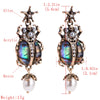 Exaggerated Multilayer Insects Animal Alloy Diamond Earrings For Women