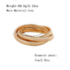 Exaggerated Simple Style Oversized Geometric Solid Color Iron Wholesale Bangle