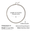 Exaggerated Stylish Geometric Snake Bone Whip Stainless Steel 18K Real Gold Plated Thick Chain Necklace For Women