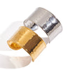 Exaggerated Stylish Stainless Steel Wide Hammer Pattern Open Bracelet Jewelry For Women With Geometric Style And Electroplating