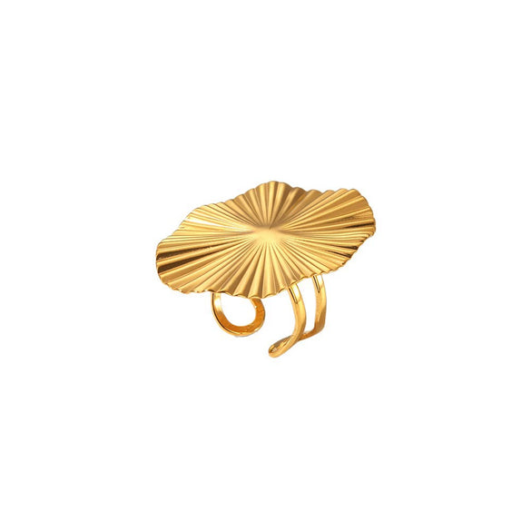 Exaggerated Vintage Style Stainless Steel Earrings With Geometric Design And Electroplating For Women