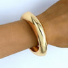Exaggerated Water Drop Open Bracelet Metal Alloy Metallic Glaze Electroplated Hand Jewelry