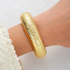 Exaggerated Water Drop Open Bracelet Metal Alloy Metallic Glaze Electroplated Hand Jewelry