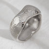 Exaggerated Widebrimmed Glitted Hammer Irregular Alloy Bracelet Electroplated