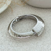 Exaggerated Widebrimmed Glitted Hammer Irregular Alloy Bracelet Electroplated