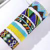 Exaggerated Women's Bracelets Glass Glazed Millet Beads Braided Minimalist Style