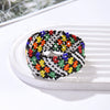Exaggerated Women's Bracelets Glass Glazed Millet Beads Braided Minimalist Style