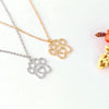 Explosion Necklace Clavicle Chain Simple Creative New Hollow Love Dog Claw Pendant Necklace Wholesale Gooddiy